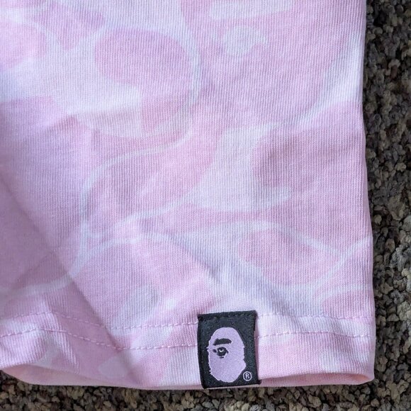 NWT: A BATHING APE Miami Graphic T-Shirt Pink Camo Design Size 3XL - Picture 3 of 10